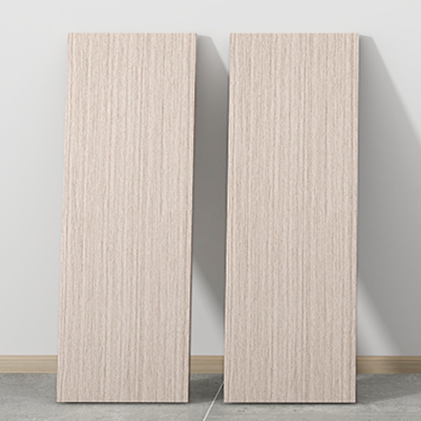 Samoprzylepne płytki podłogowe, Self Adhesive PVC Floor Tiles Wood Effect Multicolor 8-12x60cm(Beige,10 * 60cm*20 pcs)