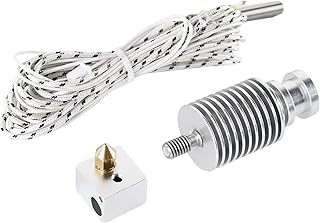 KP3S V5 V6 Heat Sink Heated Block Direct Bowden for KP3S Extruder Hotend 3D Printer Part for 1. 75mm Filament SUTK (Size : Whole Hotend)