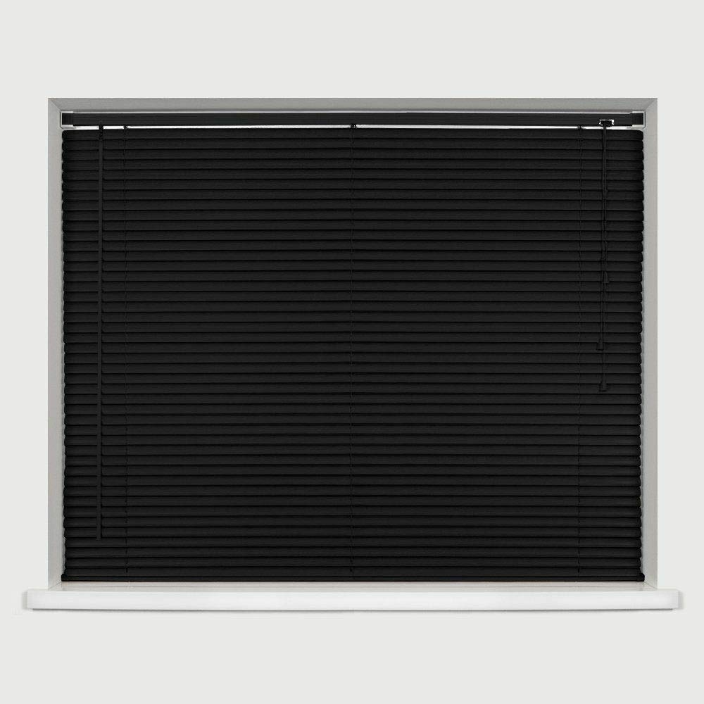 EliteKoopers 1 Pcs Pvc Wood Grain Effect Venetian Window Blind For Home Office Blinds Shutter