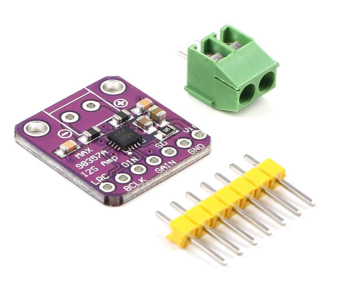 MAX98357 I2S 3W Class D Amplifier Interface Audio Decoder Module Filterless Board For Raspberry Pi ESP32-image-6
