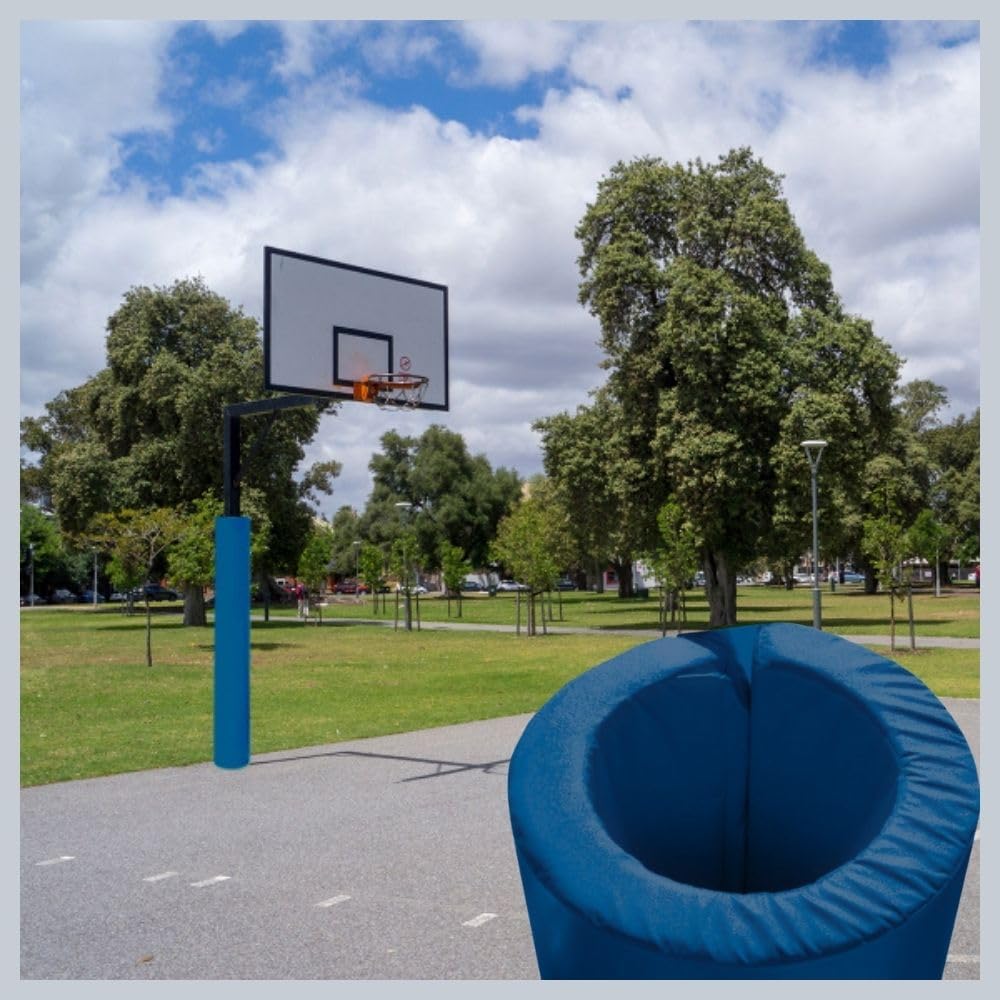 We Pad It Goal Post Pad, 6 FT Tall, 2” Thick Foam, Hook/Loop Closure, Indoor/Outdoor, Weatherproof, UV-Resistant