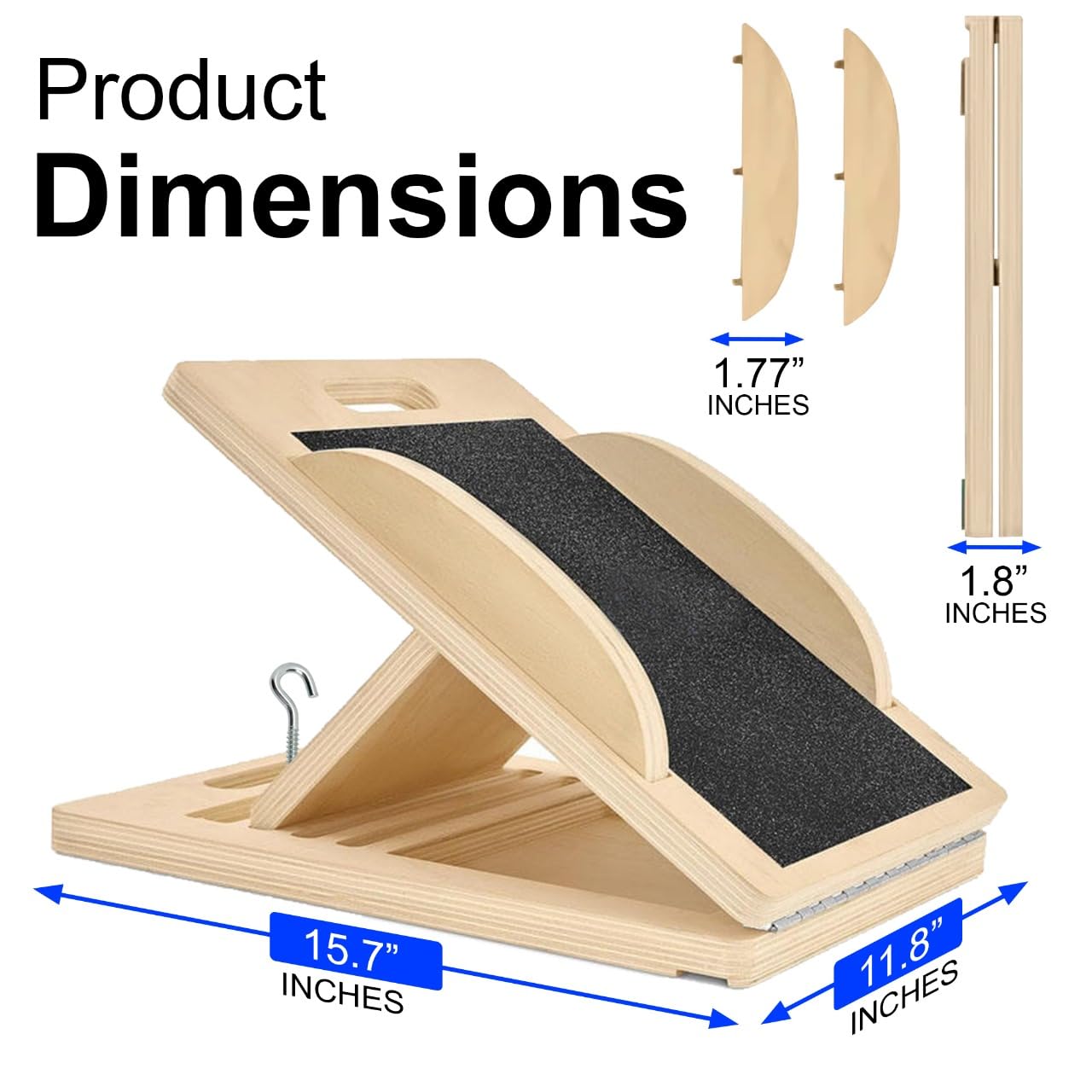 3-in-1 Slant Board - Calf Stretch & Balance Training -5