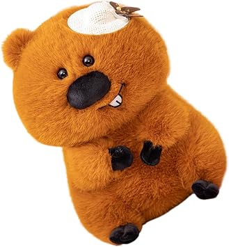 Cartoon Stuffed Animal, Comfortable Exquisite Plush, Easy Care Collectible Doll Relaxation Aid Smooth Texture Snuggle Buddy Vibrant Colors Material, Pillow Toy for Family, Friends, Coll