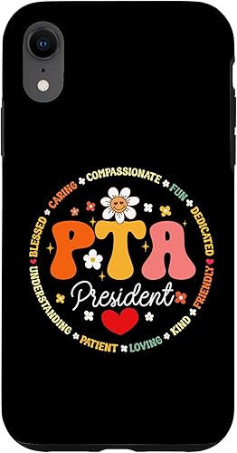 Miniatura 1 de iPhone XR Parents Teacher Association Team Supporter PTA President Case