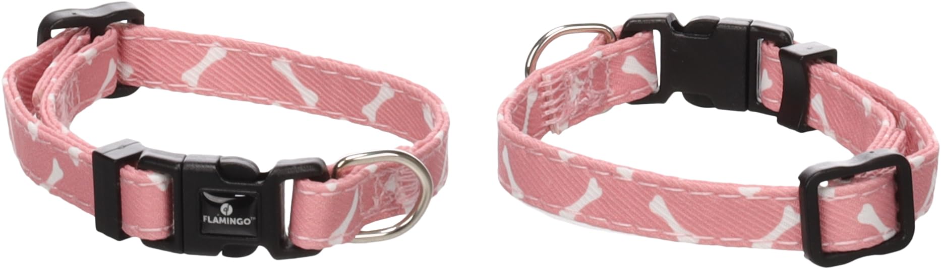 Flamingo Obroża dla psa szczeniak sari wiele kolorów XXS 15-25 cm 10 mm