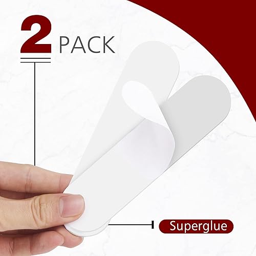 Miniatura 6 de ChengFu Tiras autoadhesivas, tiras adhesivas de repuesto compatibles con soporte de toallas de papel autoadhesivo, soporte para toallas de papel