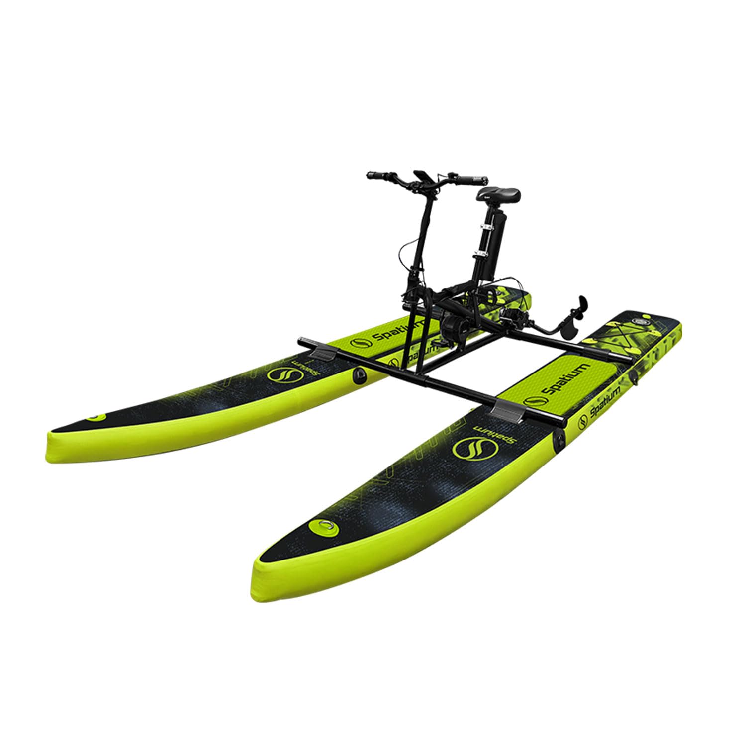 Inflatable Electric Water Bikes Inflataable Pontoon Water Bikes for Lake Pedal Fishing Boat Water Bicycles for Adults Waterbikes Inflatable Float Adults,8-18KM/H