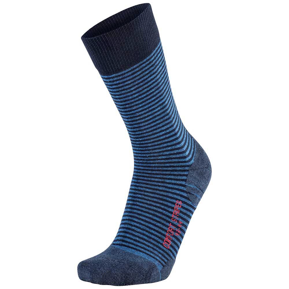 UYN Athlesyon Comfort Strip Socks Men's Socks - Dark Blue/Indigo, 35/36