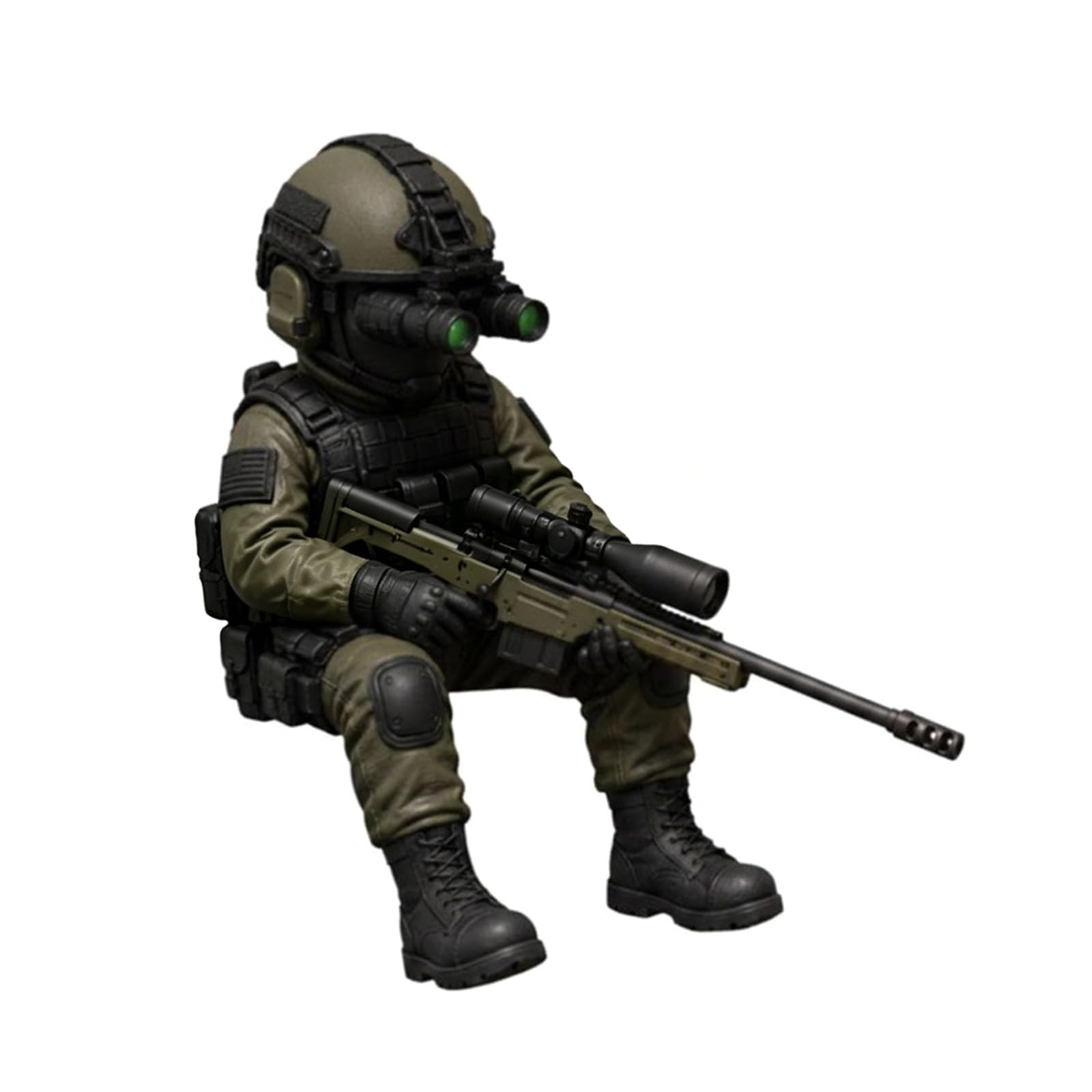 Elnwnnkc Combat Soldiers Statues with Minis Soldier Figurines Martial Desktop Decorations Collectibles Gift Desktop Decorations