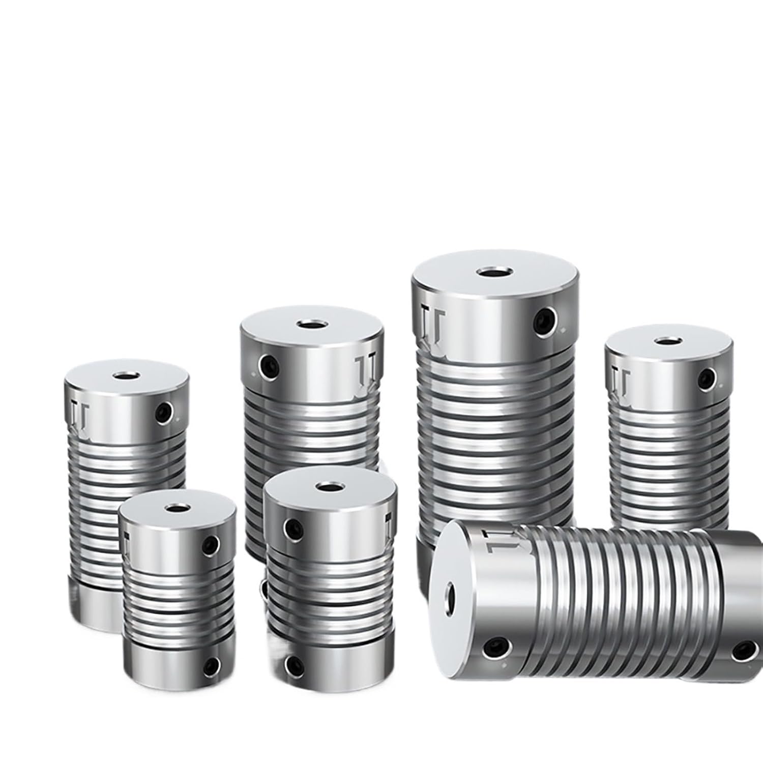 Spring Couplers LP-D-D26L38 Zinc Alloy Flexible Motor Shaft Rotary Encoder Coupling 6mm 8mm 10mm 1Pcs(7mmX9mm)