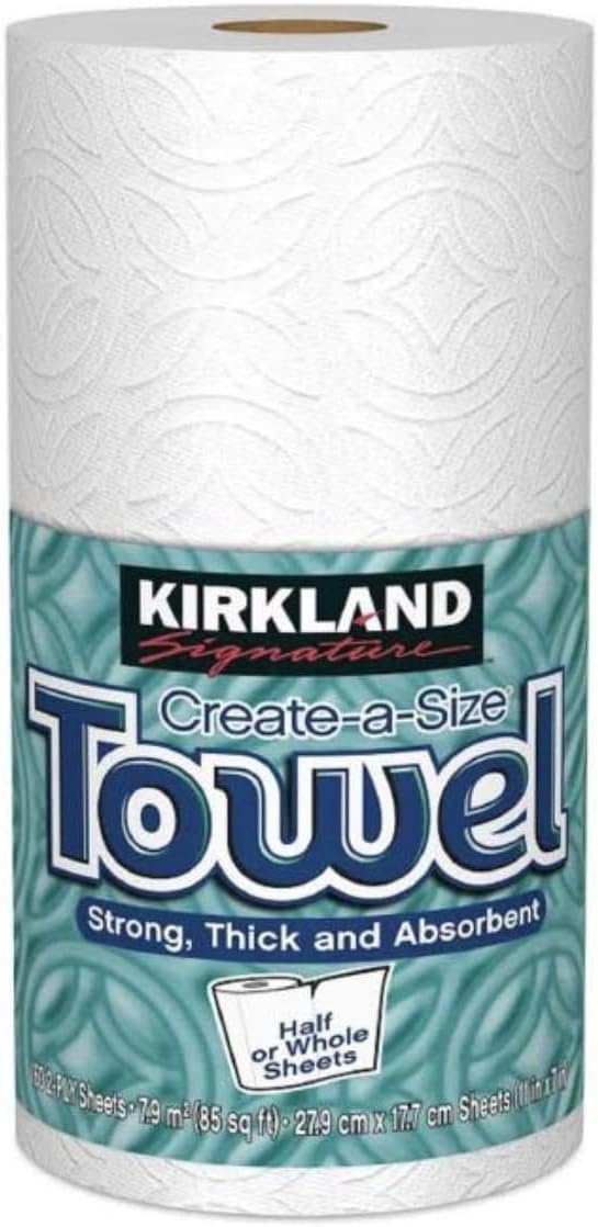 Amazon Kirkland カークランド シグネチャー ロールタオル ペーパータオル 2枚重ね 160カット12ロール Kirkland カークランド ペーパータオル