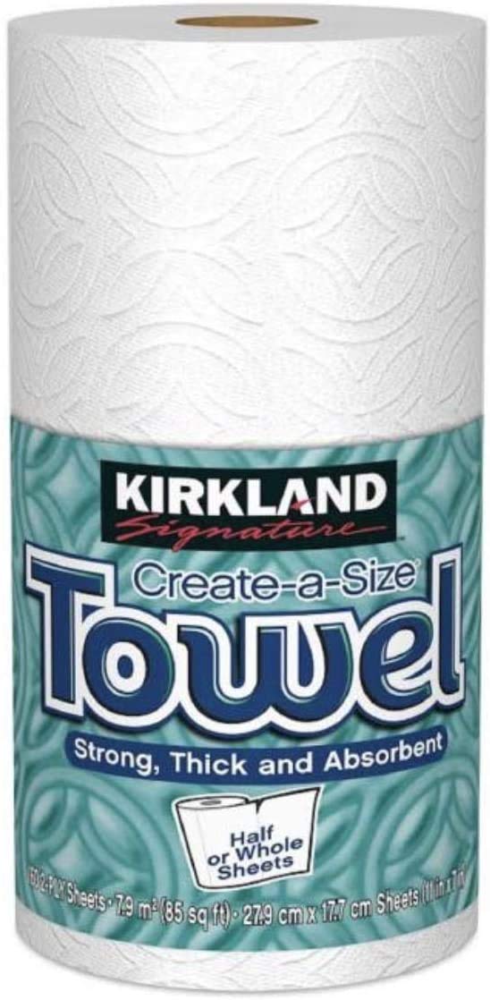 KIRKLAND カークランド キッチンペーパータオル 160シート/12ロール 2袋