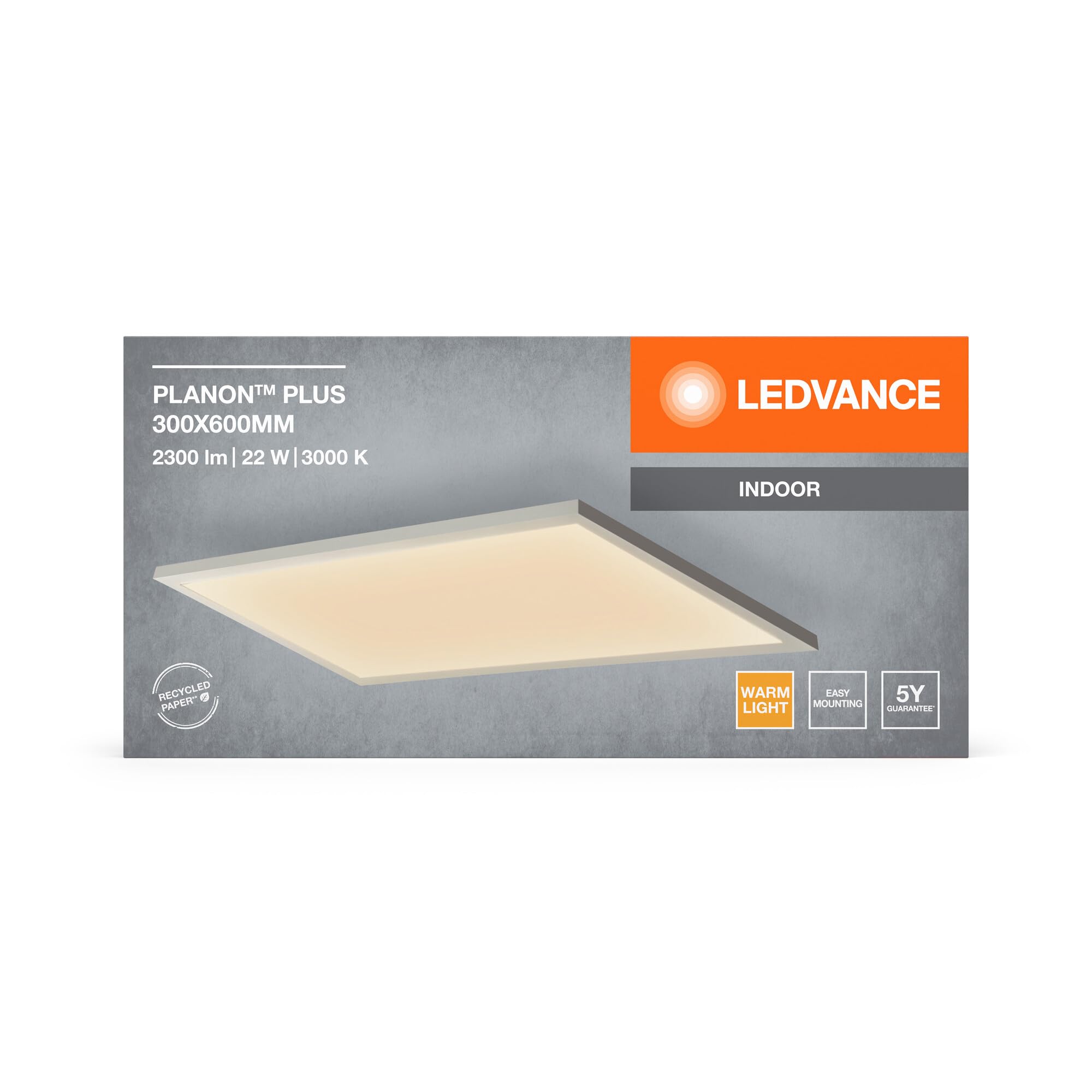LEDVANCE Planon Plus plafoniera in bianco con tecnologia LED avanzata, 22 | , Ceiling Luminaire, dia, , confezione da 1