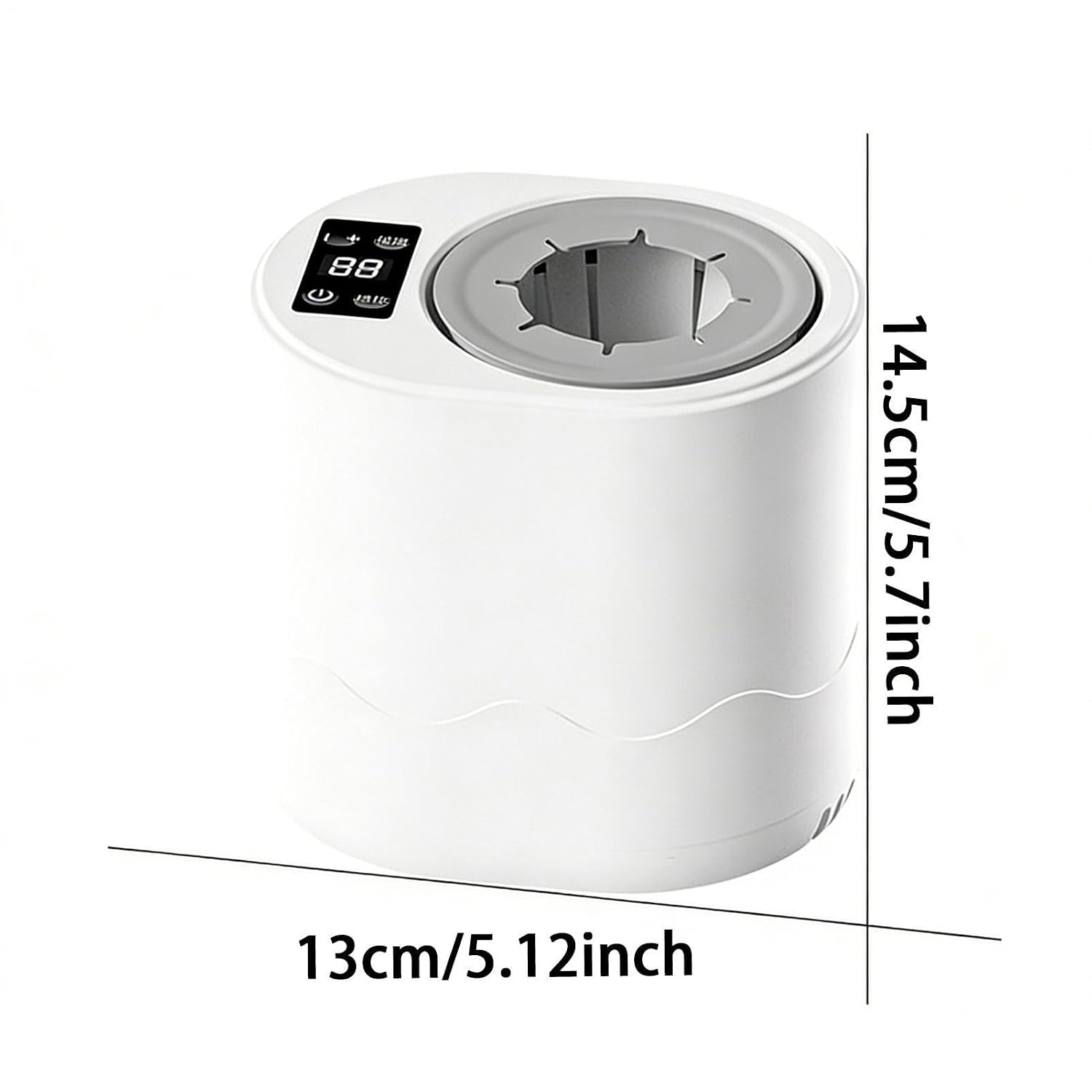 Electric Bottle Warmer, Smart Temperature Adjustable, Breastmilk Milk Heater, Multifunctional Fast Warming Design, Feeding Accessory for Home Nursery Travel Nighttime Commuting Hotel Outdoor Use