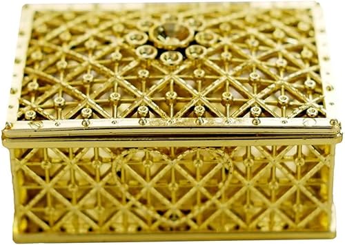 Miniatura 6 de Efavormart - Paquete de 12 cajas rectangulares doradas de 3 pulgadas para boda, despedida de soltera, baby shower, cumpleaños, tarros de caramelo