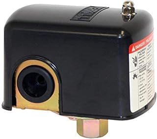 Merrill MPS4060 40-60 PSI Water Well Pump Pressure Switch - Adjustable Differential, Durable Replacement, 1/4" NPT