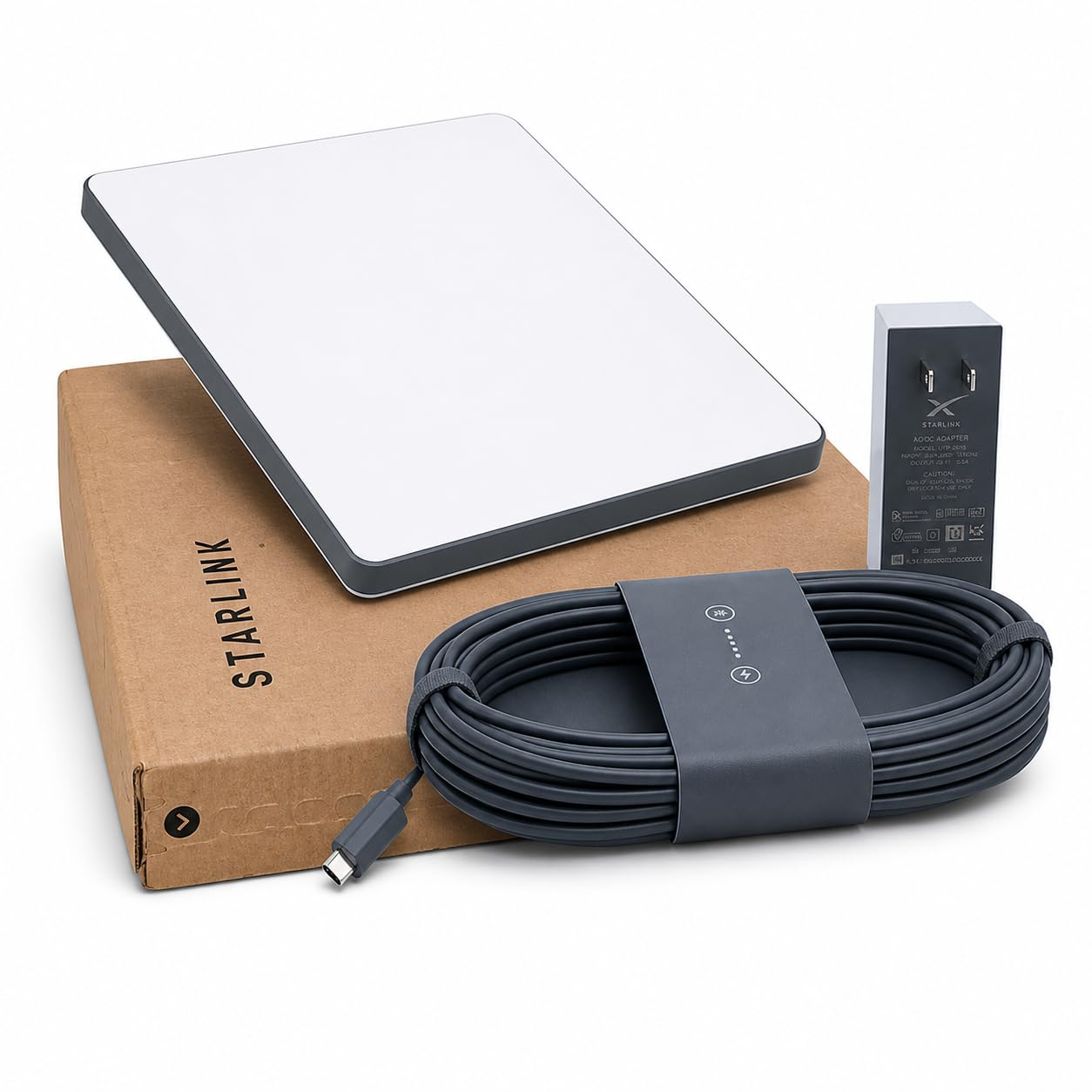 Mini kit Internet compatible avec Starlink – Antenne et routeur WiFi de 4e génération, RV et Internet de voyage haut débit, prend en charge 256 appareils