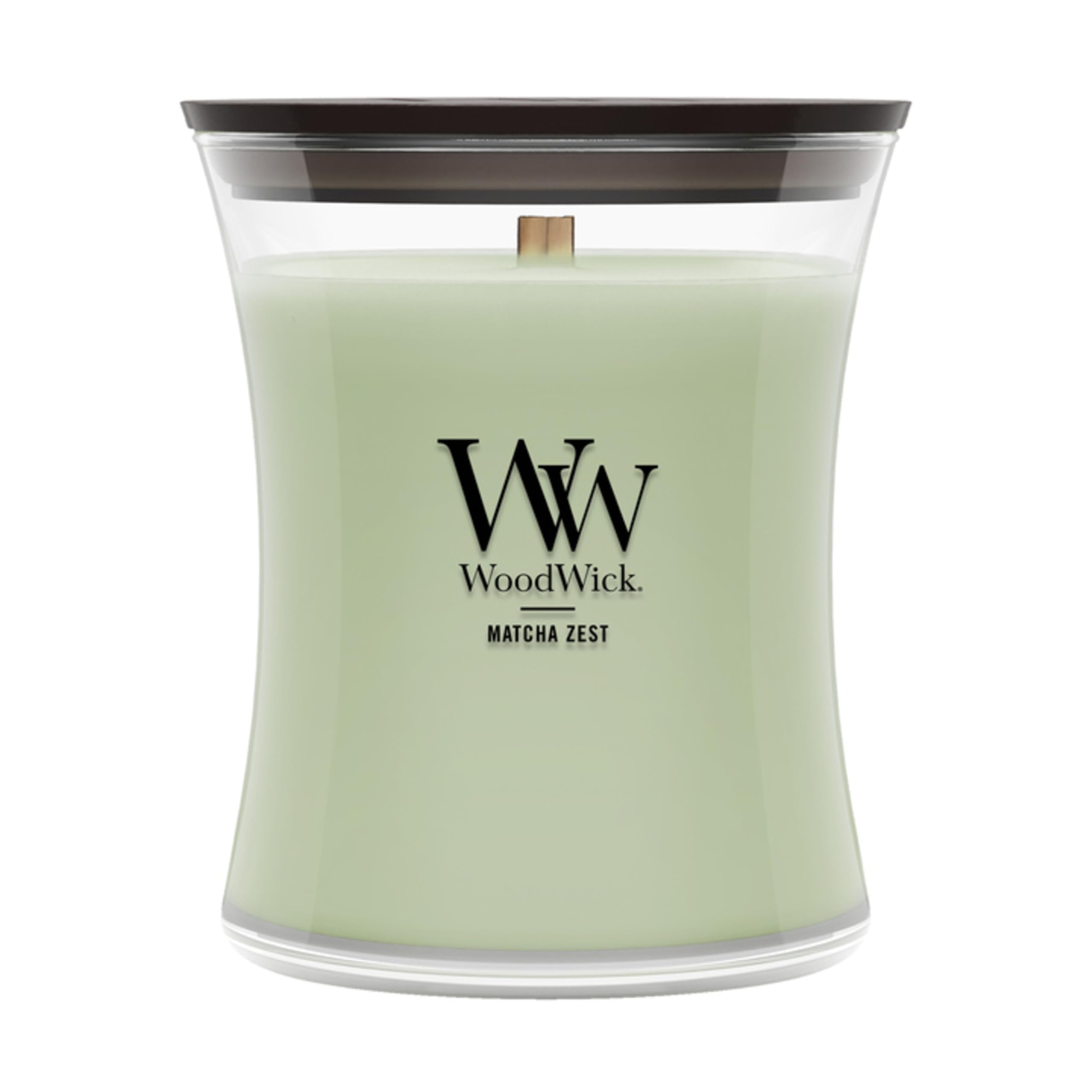 WoodWick Matcha Zest Scented Candle, Crackling Wick, 9.7oz