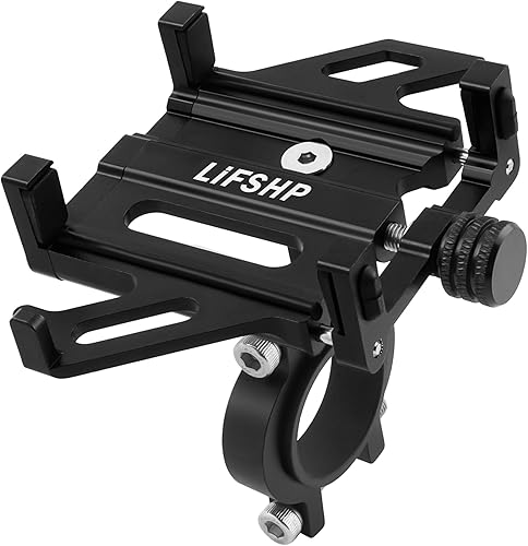 Soporte para teléfono de bicicleta, soporte de teléfono para motocicleta, soporte de aleación de aluminio para bicicleta de montaña para iPhone 15