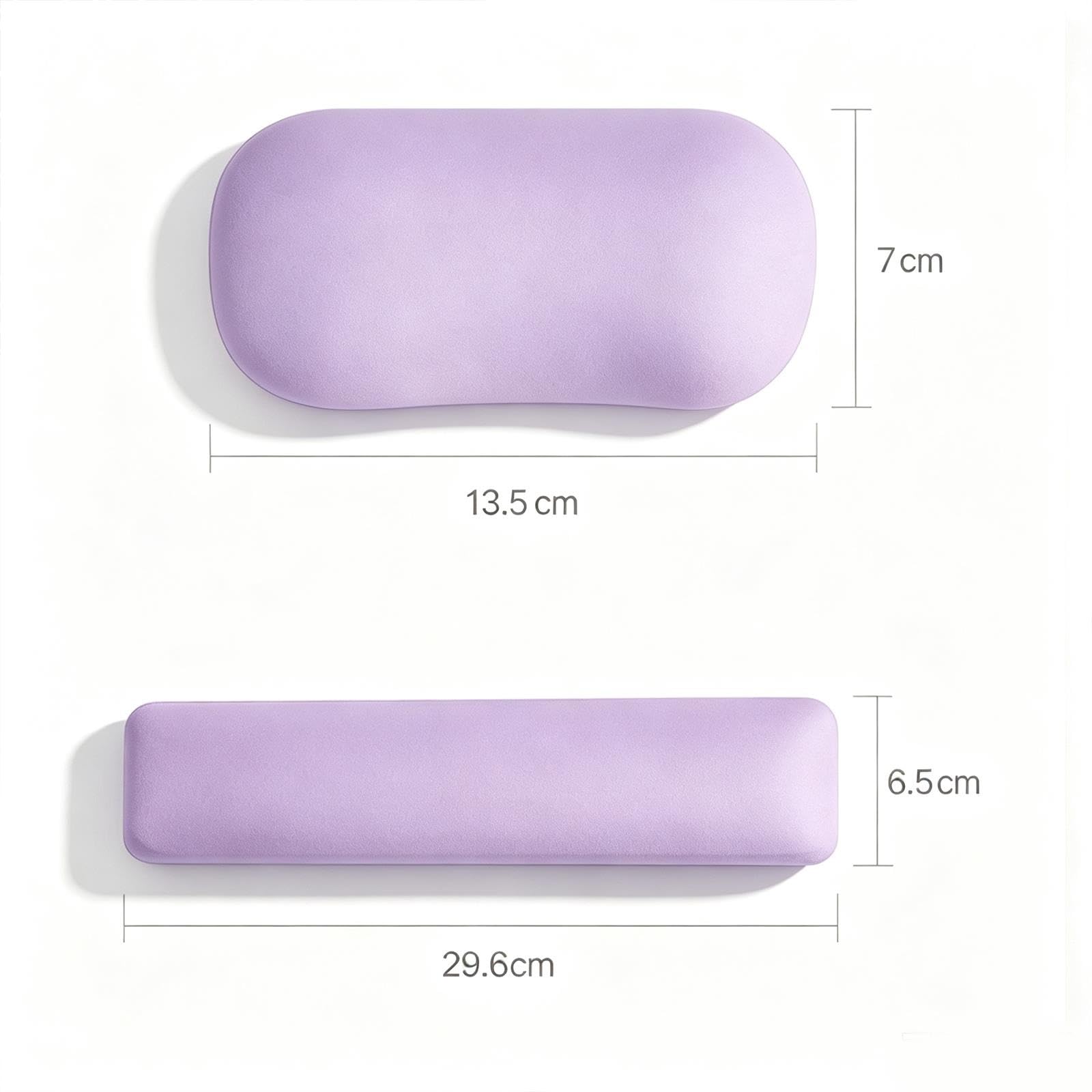 Reposamuñecas Teclado y Ratón Silicona Set Soporte Muñeca