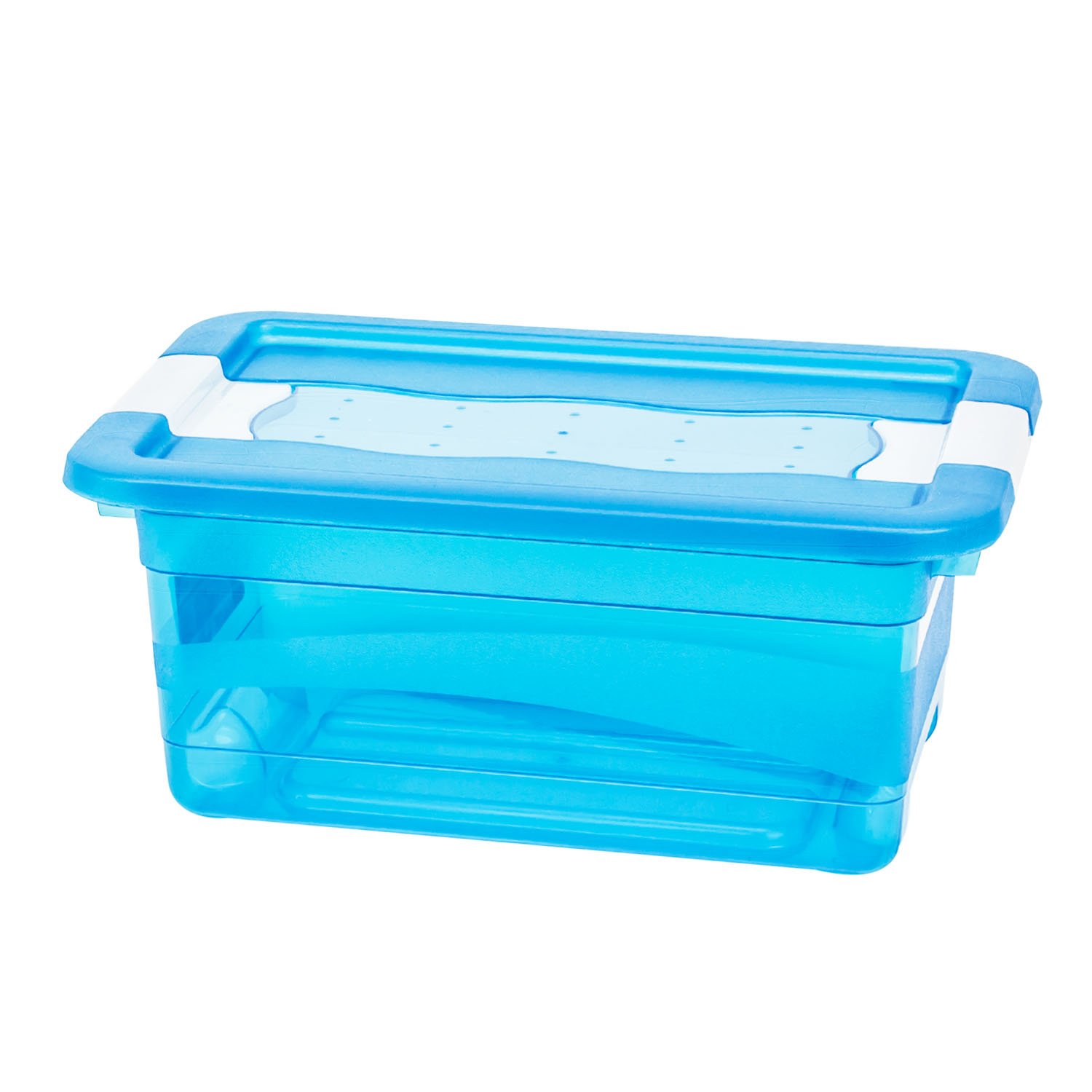 Keeeper Boîte De Rangement Cornelia Avec Couvercle Et Clips - 79,5x39,5x17cm 33L - Transparent