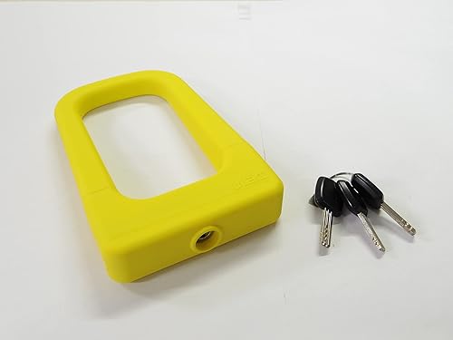 Miniatura 2 de Ulac Magnum Force - Funda de silicona, cerradura en forma de U, 2.9 x 5.5 pulgadas (2.874 x 5.512 in), UL-MU3-04 amarillo