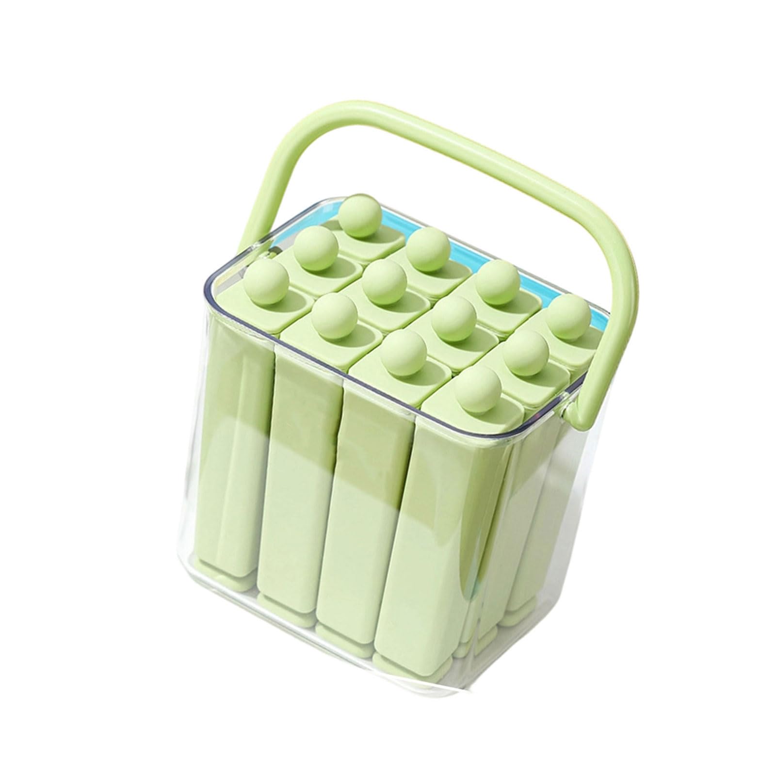 Qusinfc Silicone Ice Cubes Molds Set with Easy Releases Design Ice Stick Maker for Homemades Popsicles and Cocktails Parties Silicone Cubes Mold