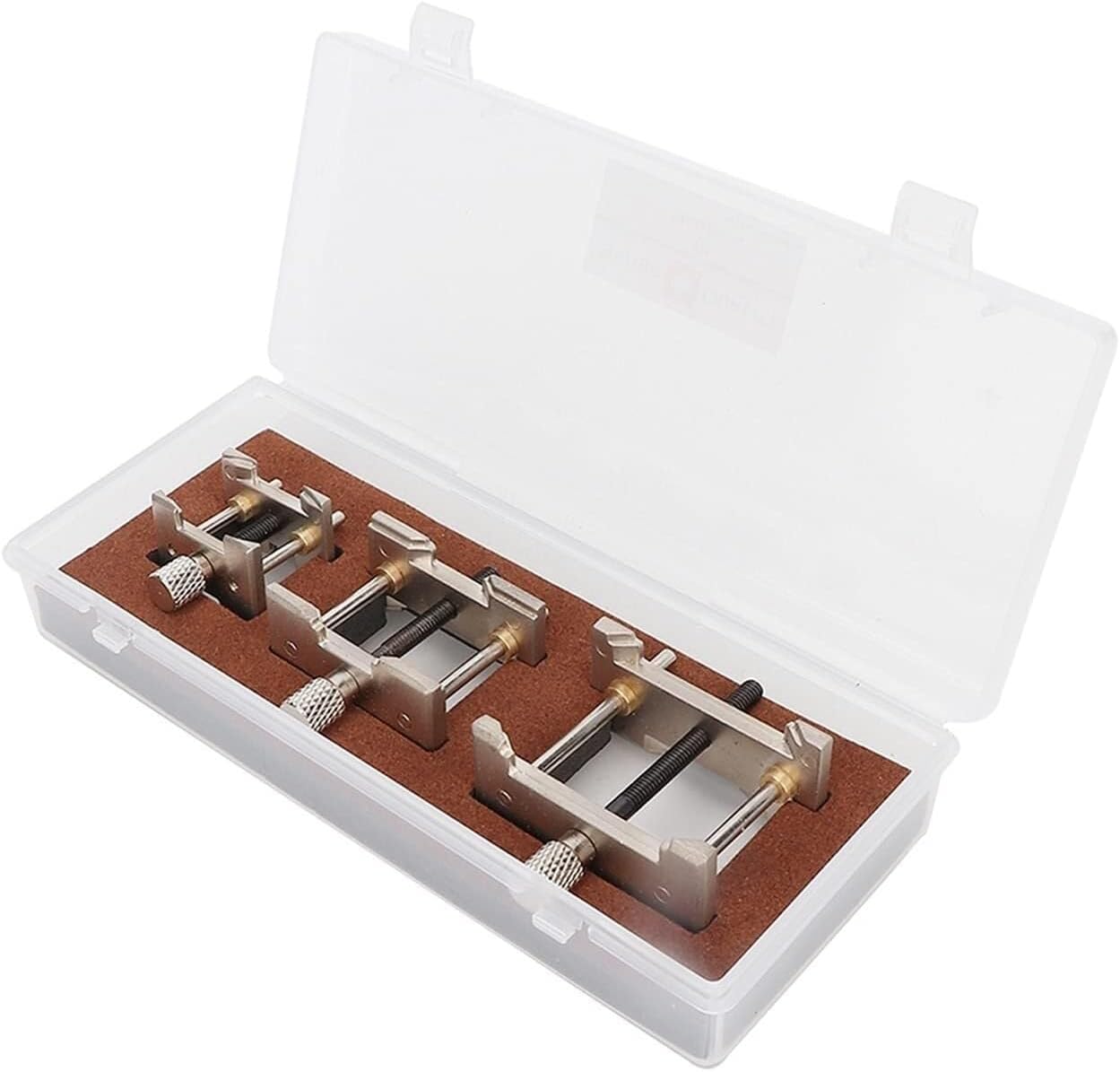 3Pcs/Set Metal Watch Movement Holder Fixed Base Remover Multi Function Watch Clamp Watch Repair Tool Accessory for Watchmaker Watch Repair Tool Kit