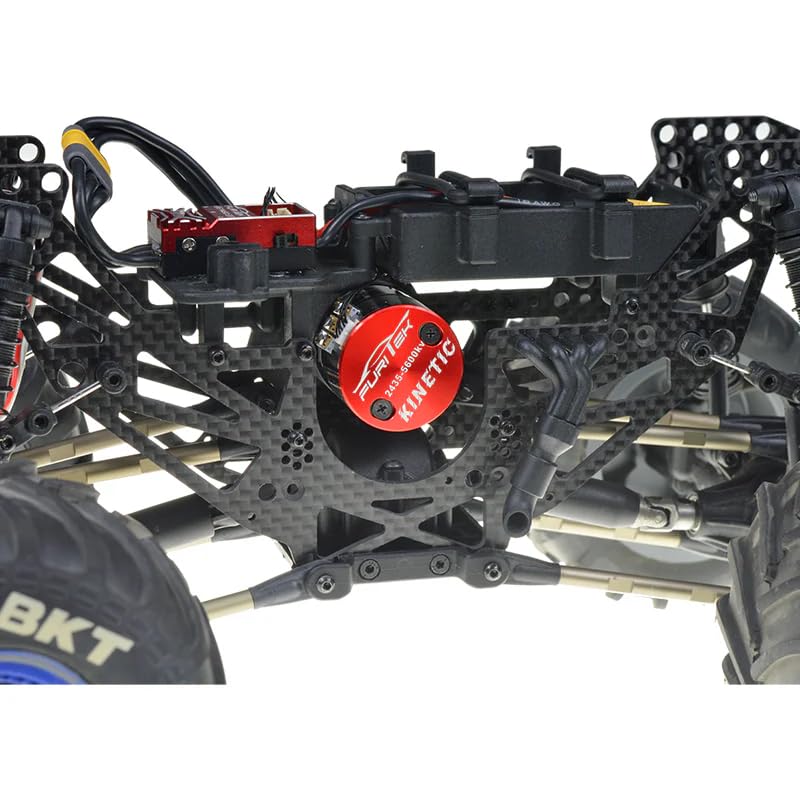 Furitek Predator system installed in RC chassis, wider view