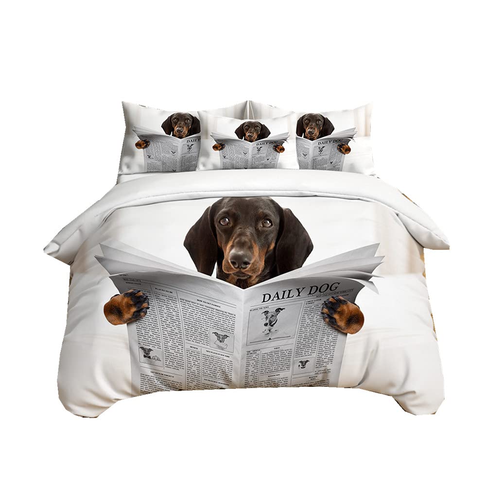 Dekbedovertrek 200x200 Kat Beddengoed Set 2 Personen Leuke Kat 3D