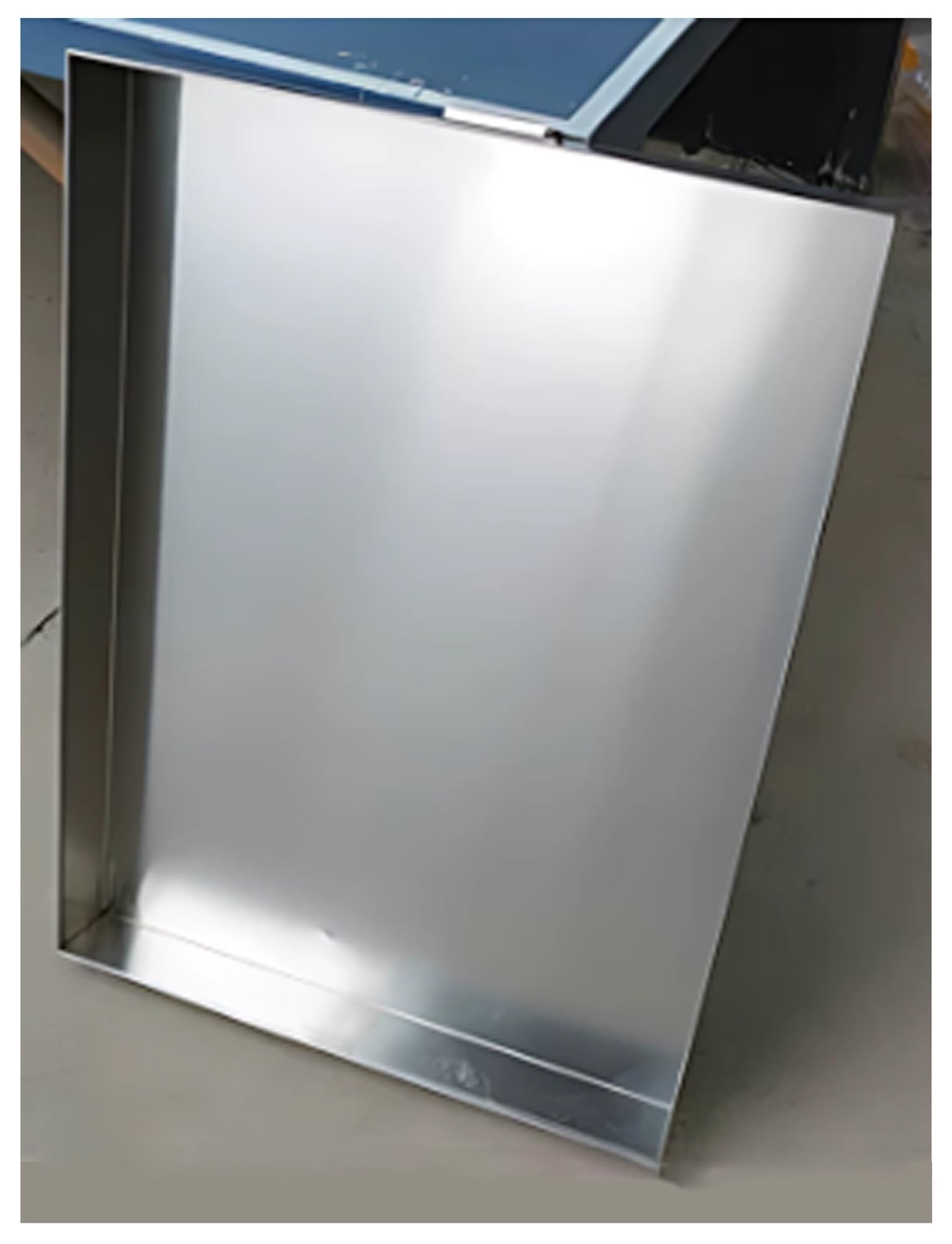 Vassoio raccogli liquidi in acciaio inox 304, rettangolare multifunzione