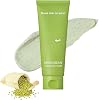 Mung Bean pH-Balanced Cleansing Foam,Gentle Centella Ampoule Foam Cleanser & Serum,Natural Facial Cleanser with Centella Asiatica & Ceramides,Mung Bean Cleanser for Sensitive Oily Acne-Prone Skin