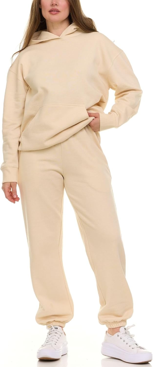 Sweat Set for Women, Sweatsuits Women 2 Piece Outfit, Fleece Matching Sets - Image 5