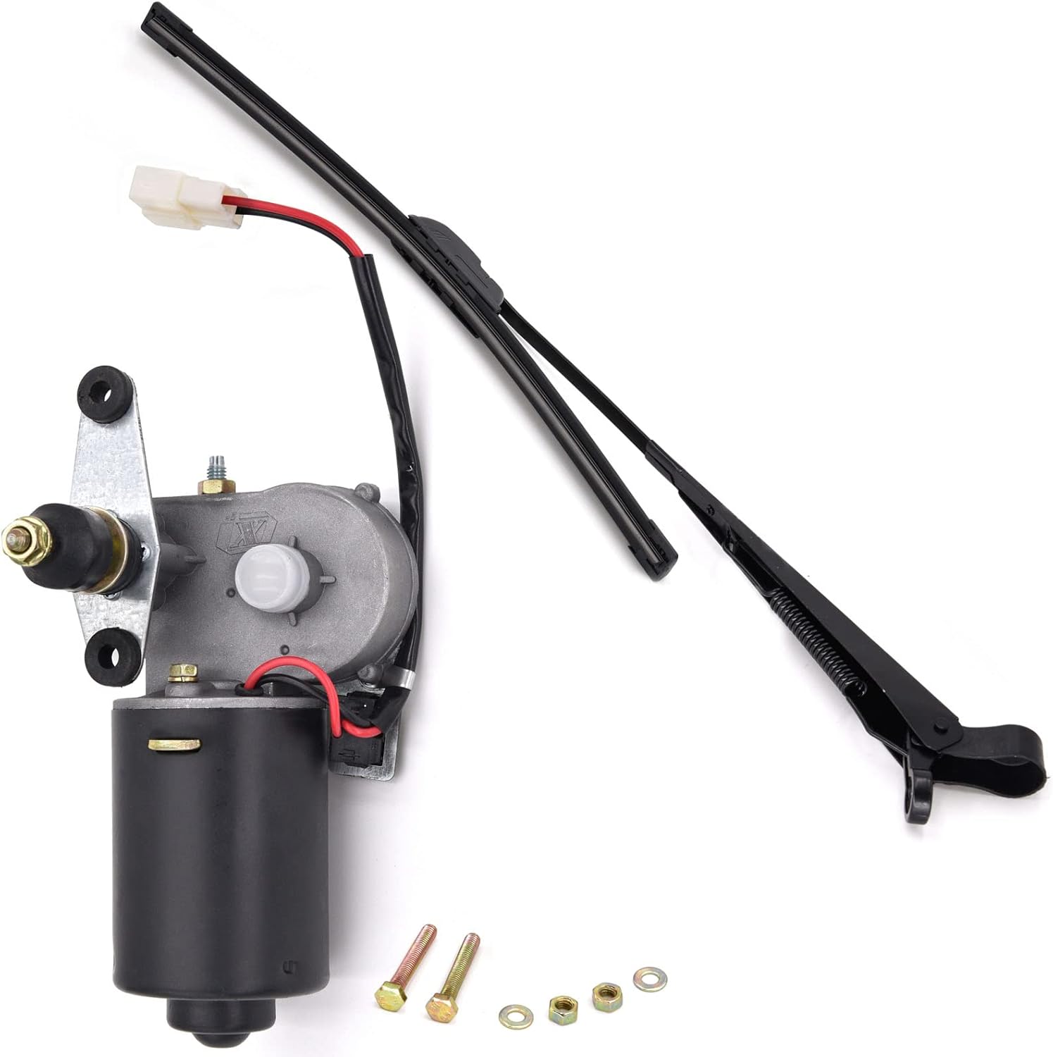 ELEFOCUS 12V 30W Electric Windshield Wiper Motor Kit Compatible with