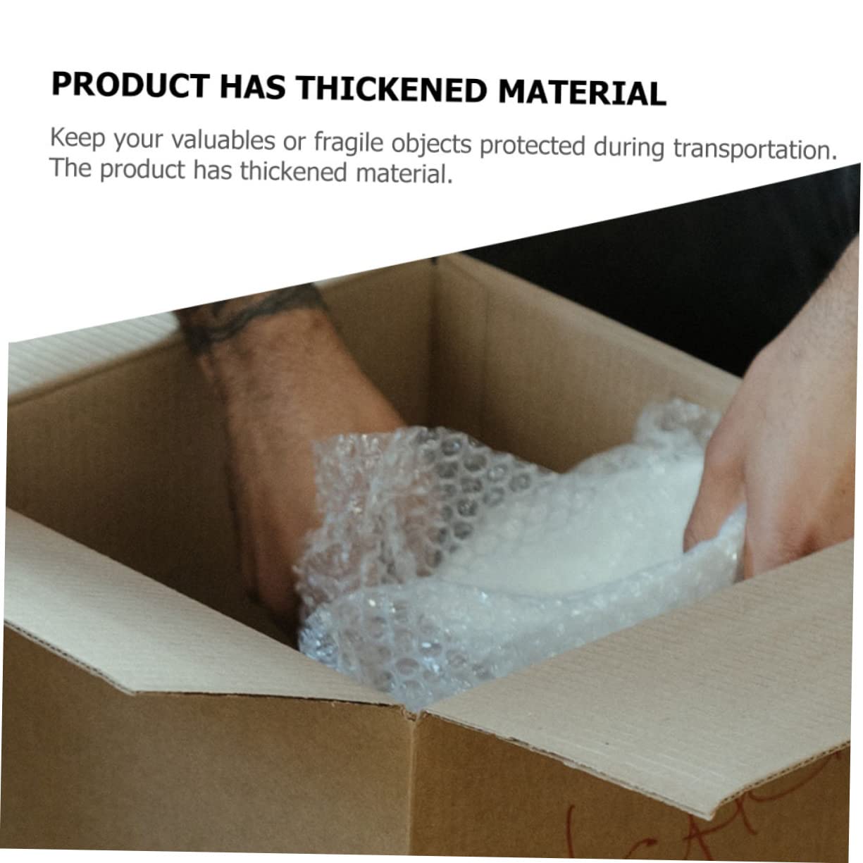 Cabilock 1 Rollo Plástico De Burbujas Bolsa Protectora De Burbujas Envoltura Móvil Envoltura De Burbujas Bolsa De Colchón De Aire Embalaje Para Empacar Suministros Ldpe Material