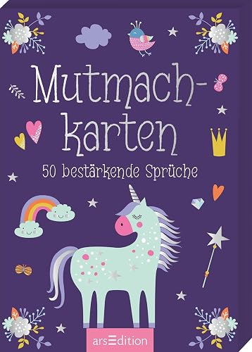 Mutmachkarten – Einhorn: Kartenbox mit 50 Affirmationskarten | ab 3 Jahren