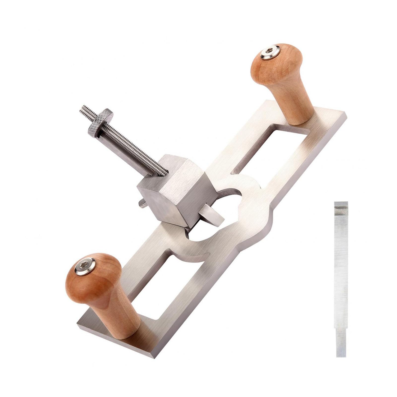 Ręczne Narzędzie do Obróbki Drewna Router Plane-regulowane Ostrze Ręczne do Drewna, Golarka do Drewna ze Stali Nierdzewnej, Ręczna Strugarka do Obróbki Drewna DIY