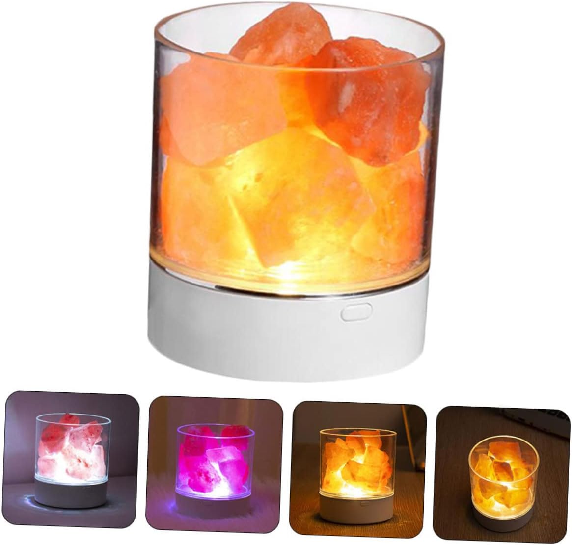 DOITOOL 3pcs USB Powered Decorative Night Light Creative Design Tranquil Atmosphere for Home Study and Living Room Decor