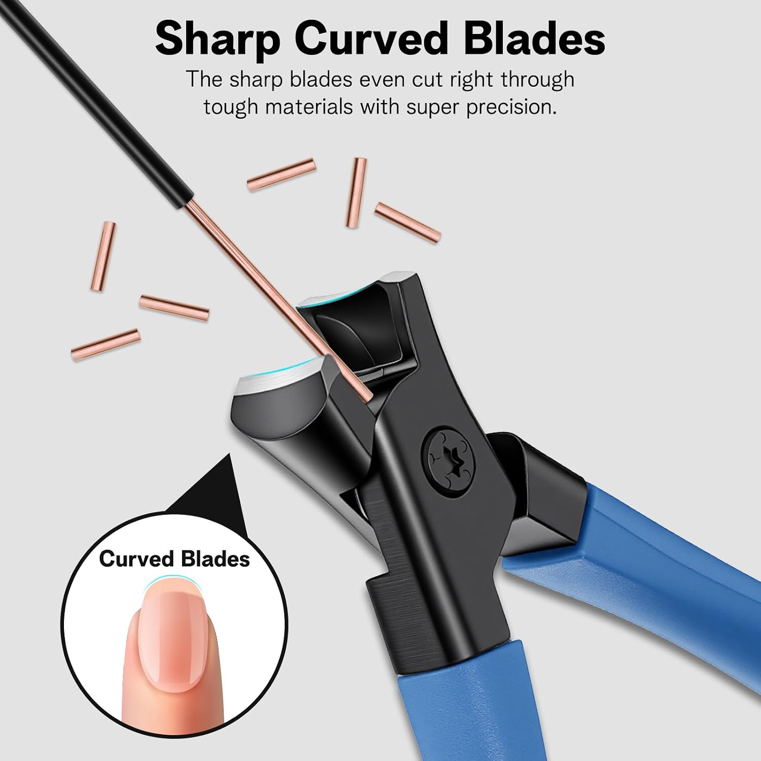TIESOME 2 PCS Toenail Clippers for Adult Thick Nails, Sharp Durable Nail Clippers for Men Women Anti-Slip Long Handle Toe Nail Clipper for Men Elderly
