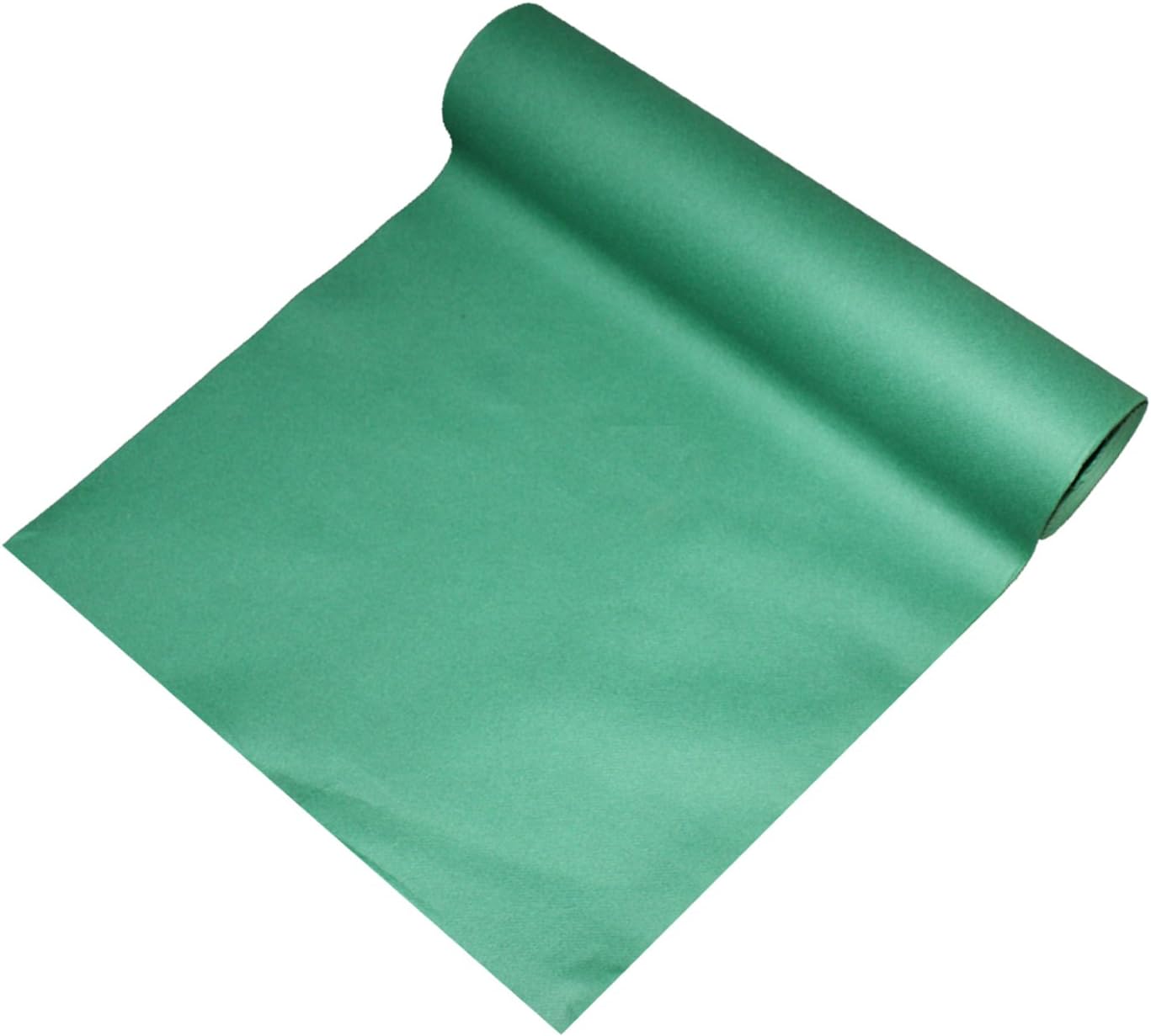 Green table runner 25m x 40cm wide - luxury linen feel airlaid paper x 1 Roll