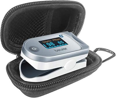 DailyU Travel Case for Beurer Bluetooth Digital fingertip Pulse Oximeter(CASE ONLY)