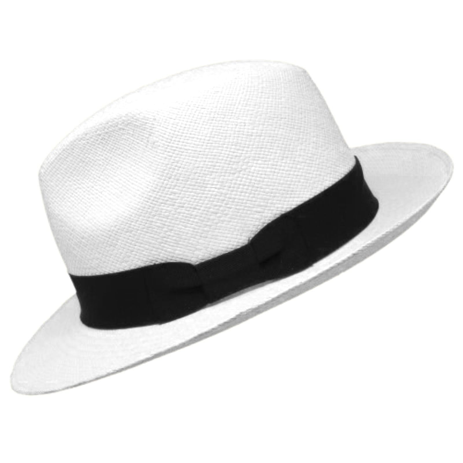 Gamboa Hecho en Ecuador Sombrero Panama Protección Grado 7-8 Hombre Mujer Paja Toquilla Original Verano Fedora