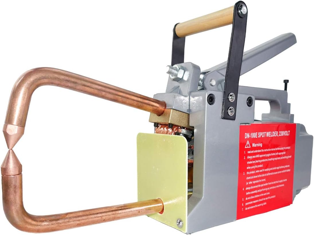Resistance Spot Welding Machine 230V/110V, Welding Thickness 1.5+1.5mm Steel Plate CE Portable Spot Welder (B. 110V USA Plug)