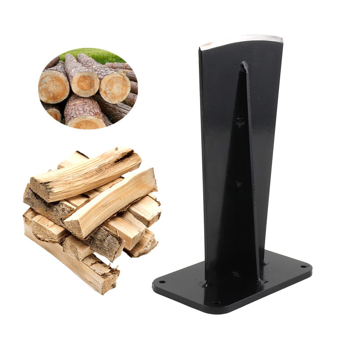 Holzspalter manuell, Anzündholz Spalter Handholzspalter, Gefertigt aus Hochfestem Stahl, Spalter Holz Wood Splitter manueller Holzspalter für Indoor & Outdoor, 13x10x20cm
