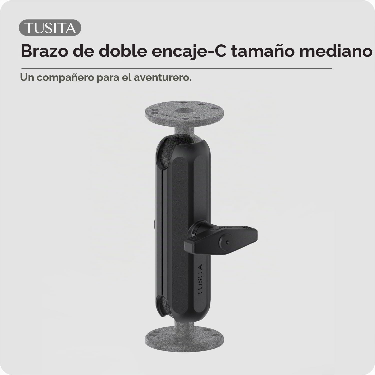 TUSITA Brazo de Doble Encaje Soporte 1.5" - Tamaño C Mediana