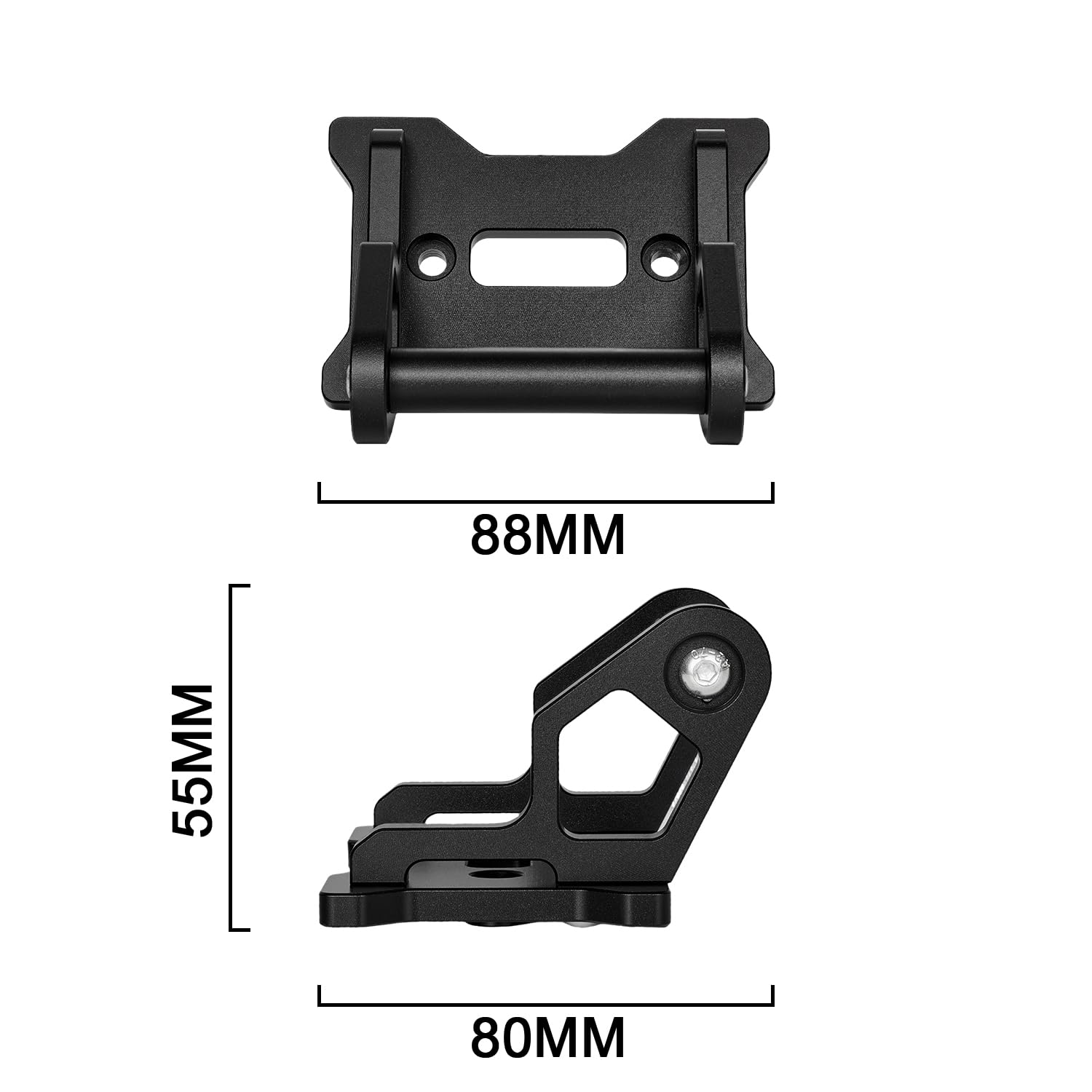 Soporte GPS Moto para CFMOTO 450MT, Soporte Navegación Moto para CFMOTO 450 MT MT450 Ibex 450 2024-2025 ADV Negro-12MM