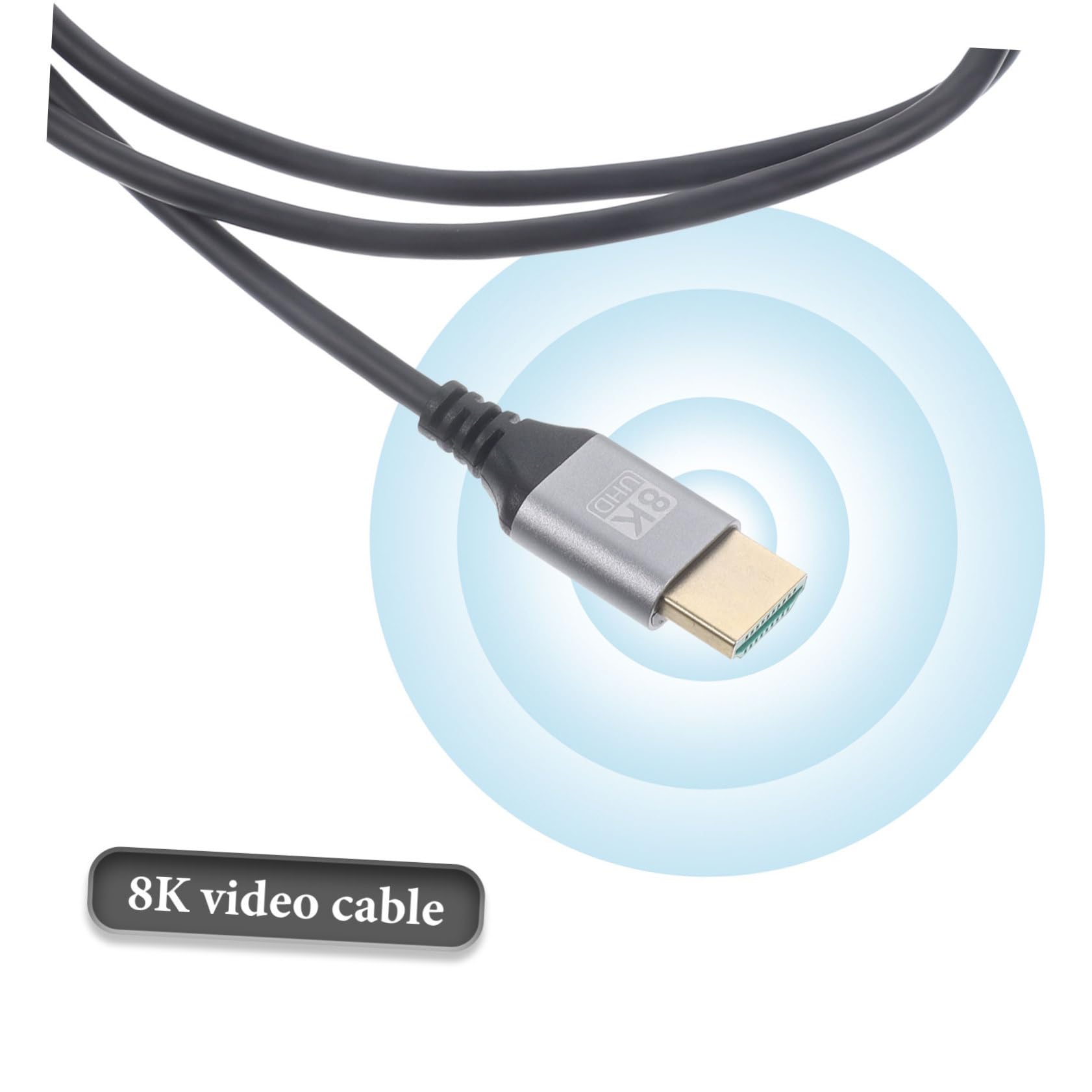 JEWEDECO 3m to Male Video Cable Flexible Monitor Connection Cord for Tvs and Computers for Use