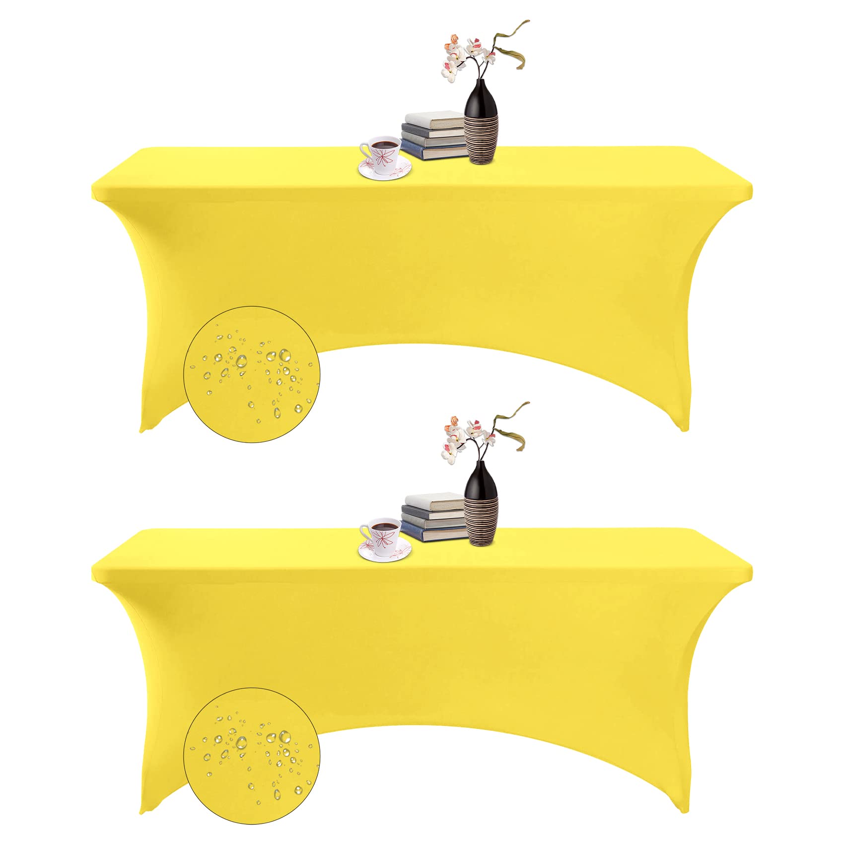 Nappe en élasthanne 1,8 m imperméable et extensible pour protéger vos tables