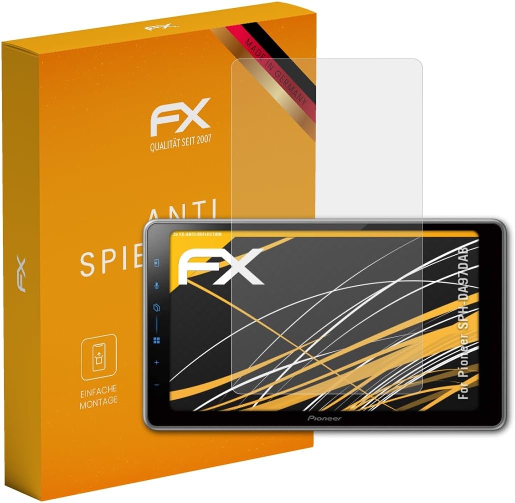 atFoliX Screen Protector compatible with Pioneer SPH-DA97DAB Screen Protection Film, anti-reflective and shock-absorbing FX Protector Film (3X)