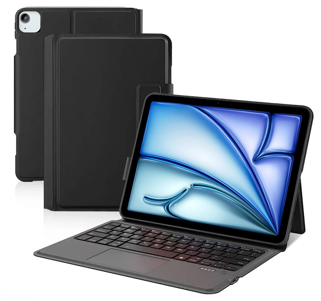 ProElite Wireless Bluetooth TouchPad Keyboard flip case Cover for Apple iPad Air 11 inch 2024 M2, iPad Pro 11 inch 4th/3rd Gen 2022/2021/2020 & iPad Air 5th/4th Gen 10.9 inch, Black (B0C2KPKLPN) Amazon Price History, Amazon Price Tracker